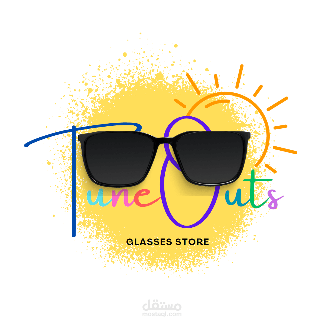لوجو لشركة نظارات شمسية