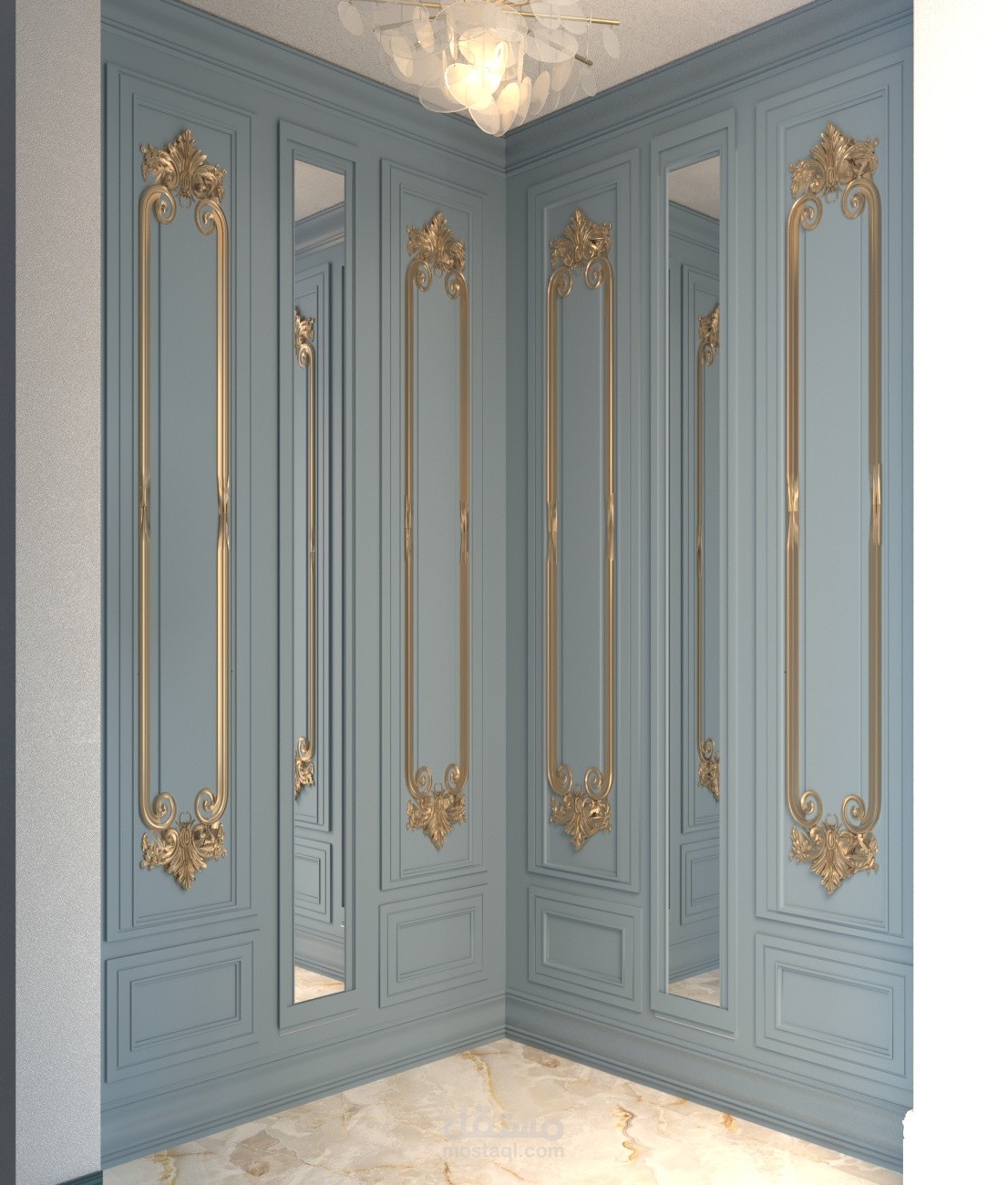 تصميم دولاب عبايات