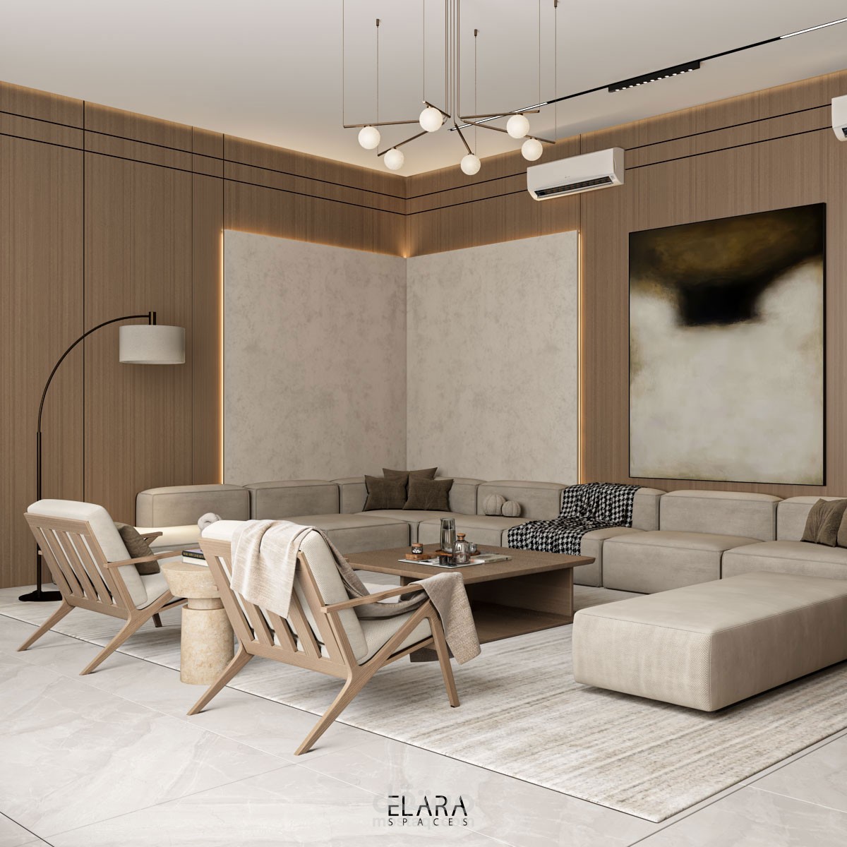 Modern Reception& Garden in KSA