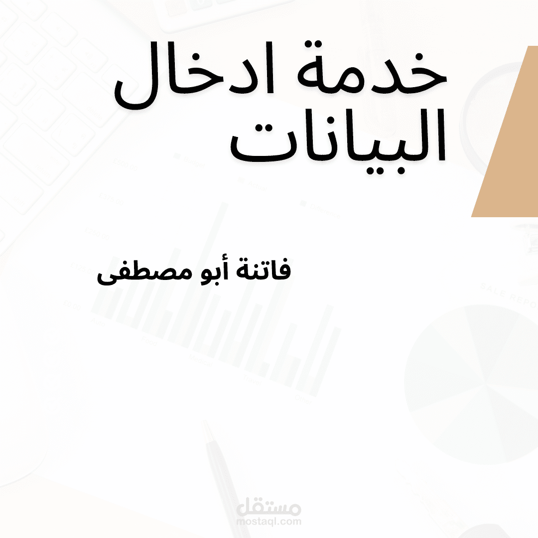 ادخال بيانات لجميع الملفات وبكافة الصيغ