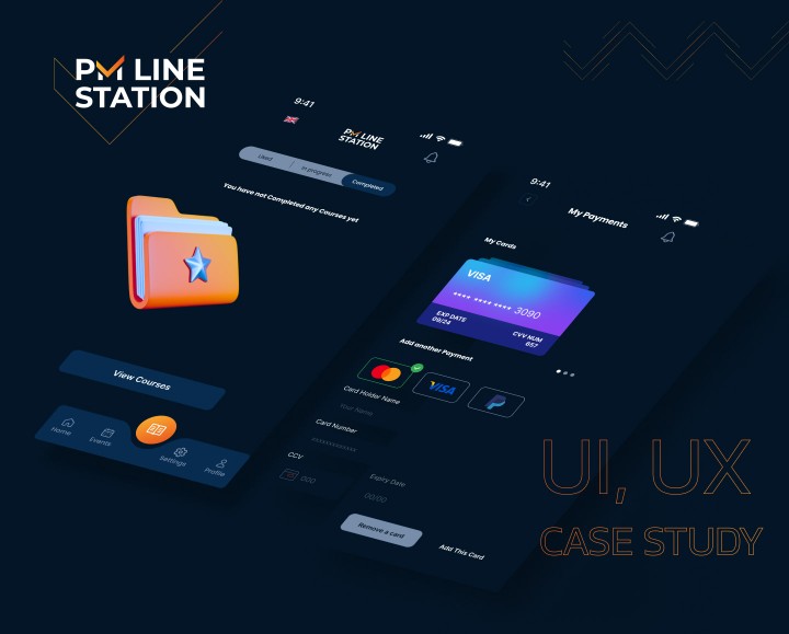 PM Line Station – UI/UX Design for a Professional E-Learning Platform