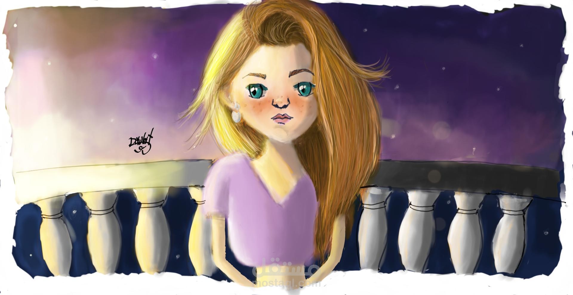 تصميم لشخصيه كارتونيه