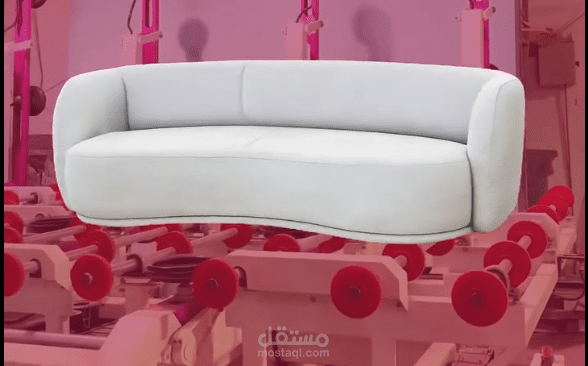 إعلان أثاث بأسلوب سينمائي يعكس الفخامة ai