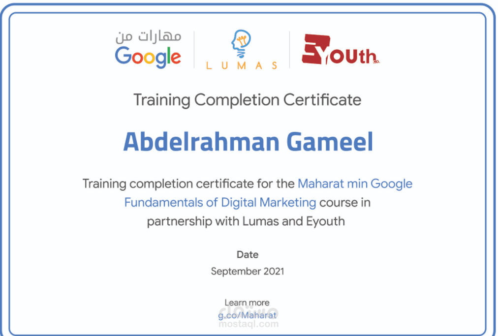 Fundamentals of Digital Marketing