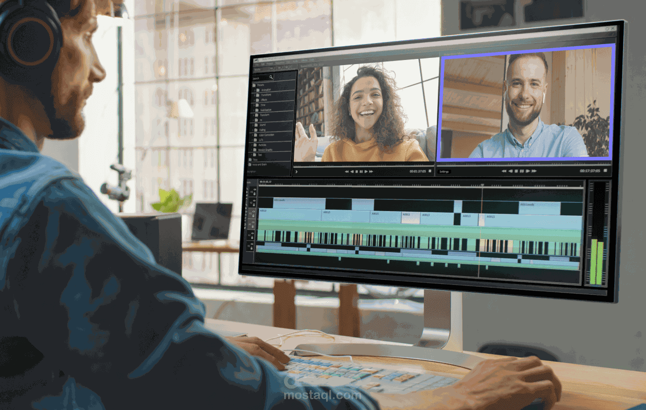 مونتاج وتحرير الفيديوهات    (مونتاج رريلز)