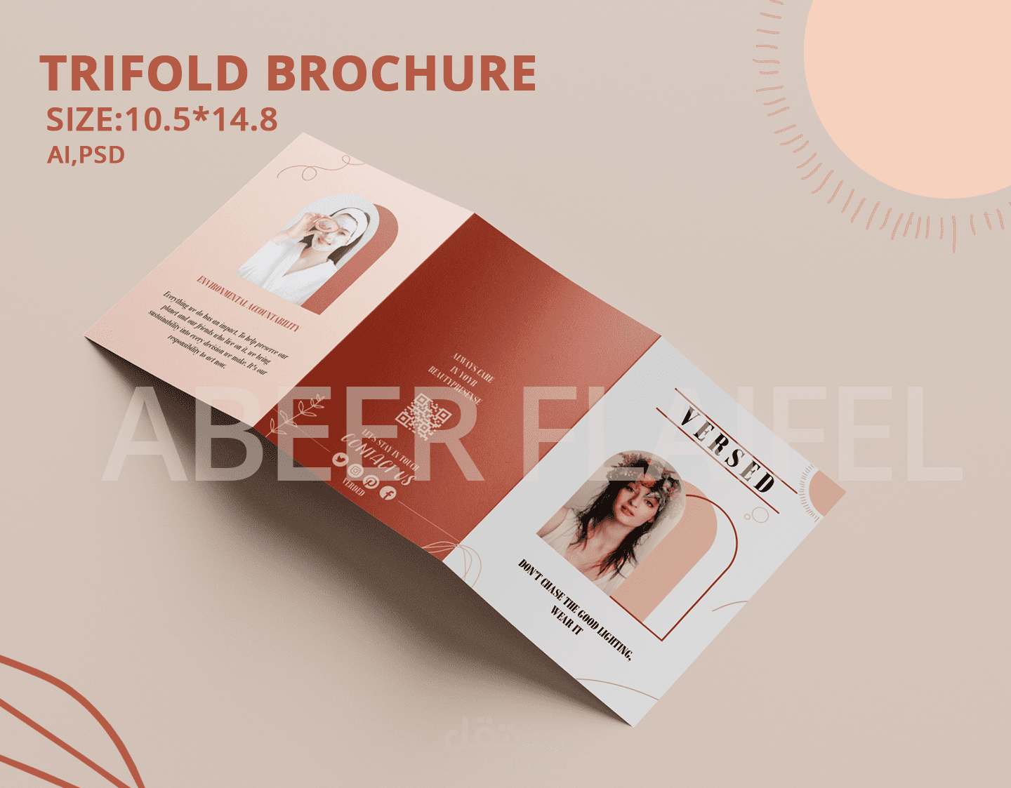 Trifold Brochure -بروشور ذو طيتين