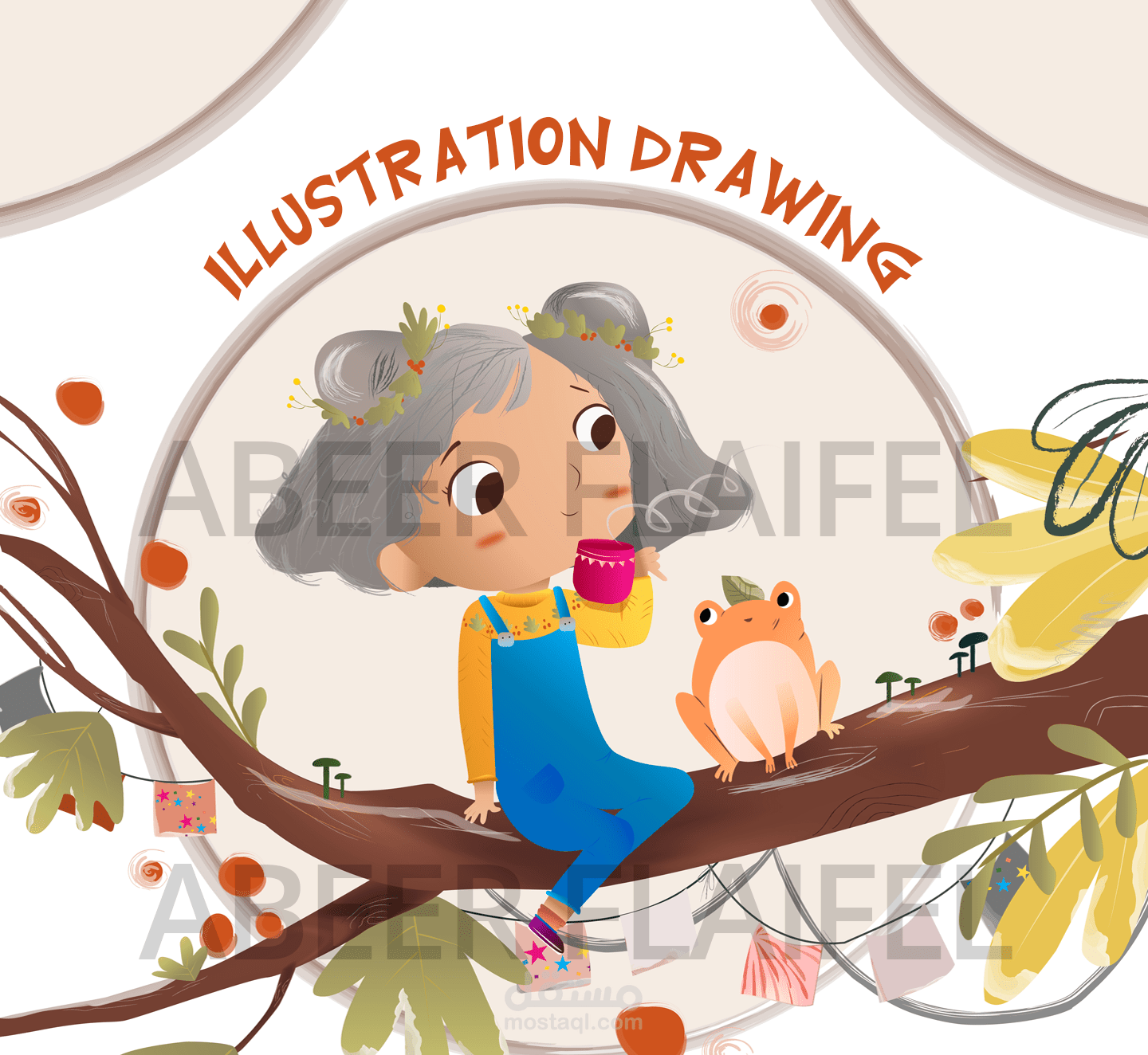 رسم شخصيات كرتونية