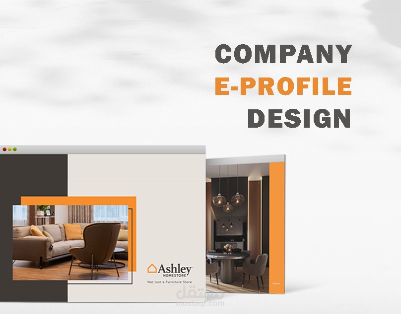 تصميم ملف تعريفي/بروفايل شركة إلكتروني - Company Profile Design