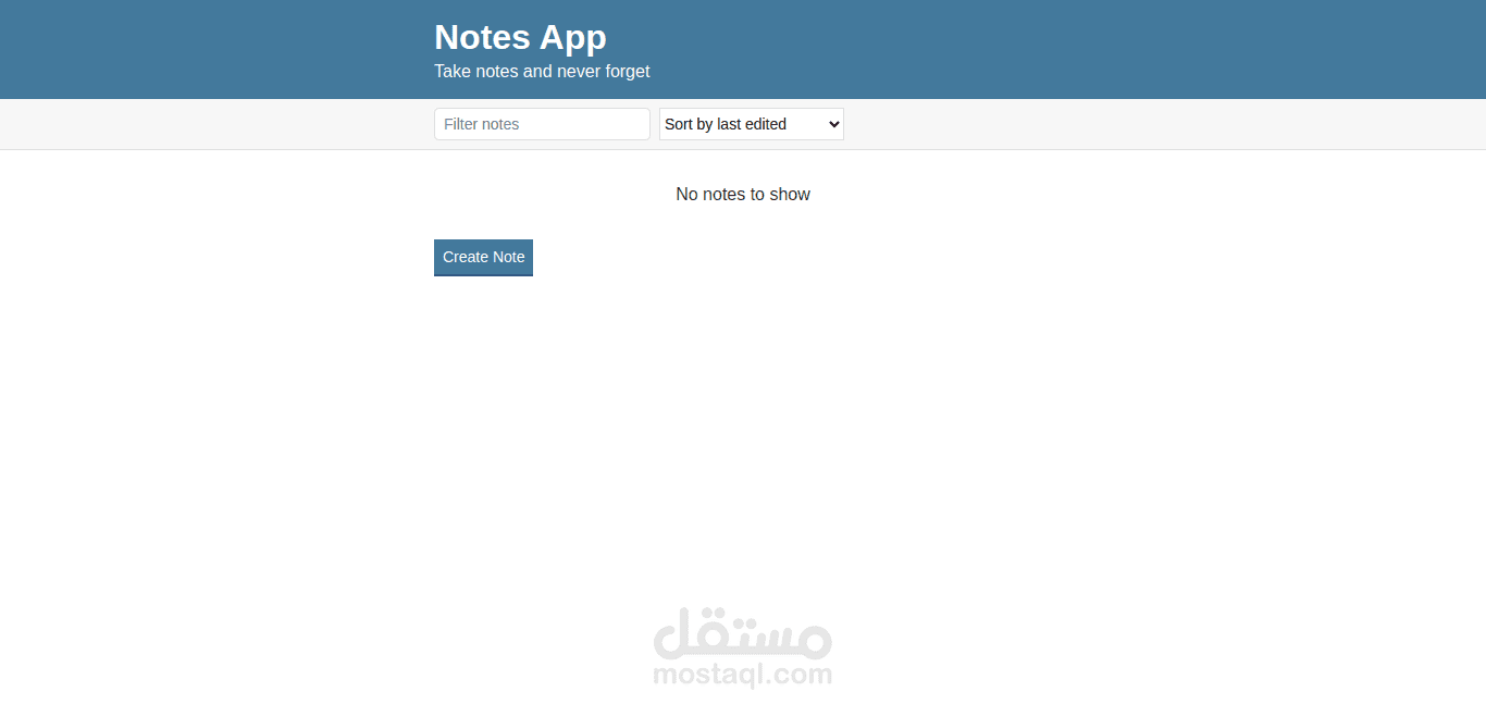 Note app