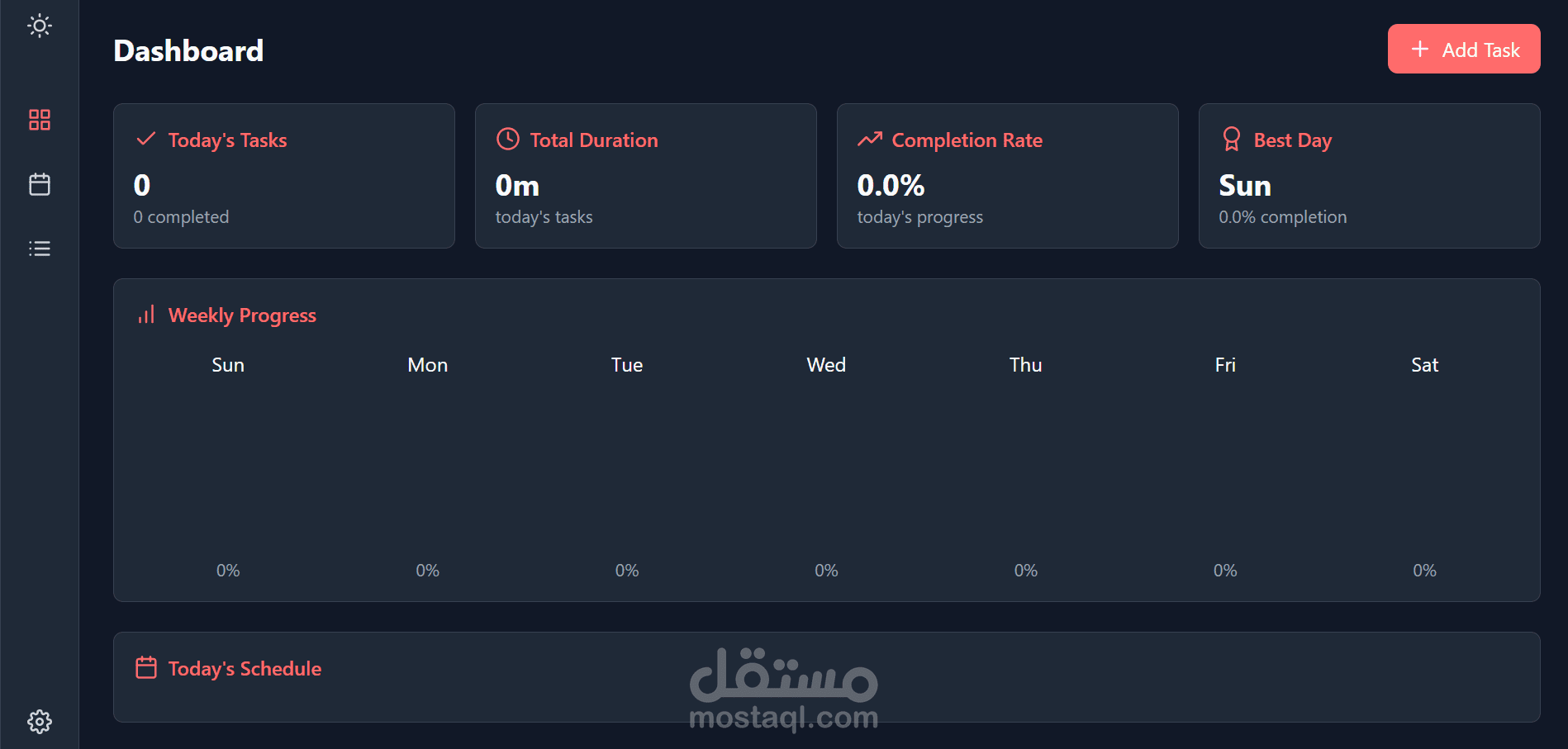 تطبي ويب لادارة التاسكات