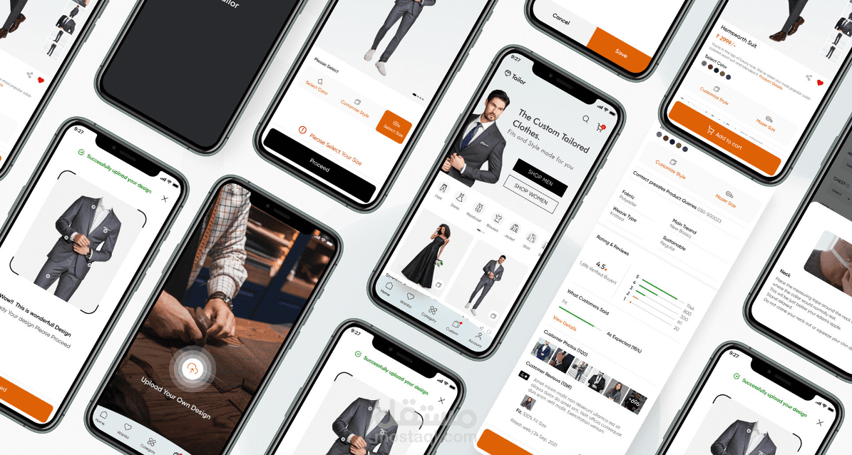 Tailor Provides Customize Style, color, and size outfits for men or women