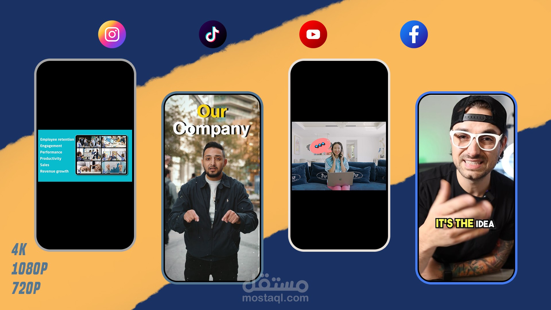 مونتاج فيديو احترافي للسوشيال ميديا يجذب الانتباه ويزود التفاعل