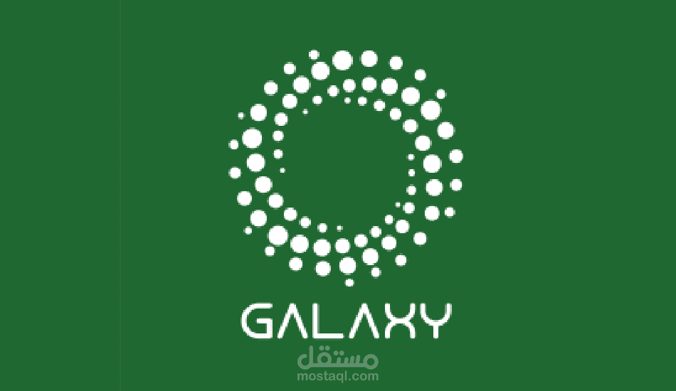 تصميم شعار ( galaxy )