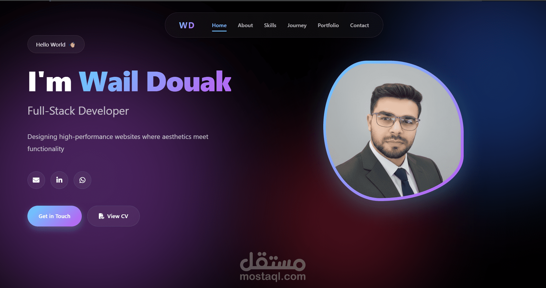 معرض الاعمال و السيرة الذاتية