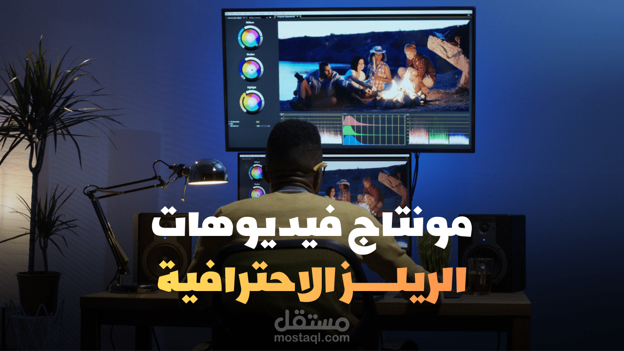 مونتاج فيديوهات ريلز احترافي