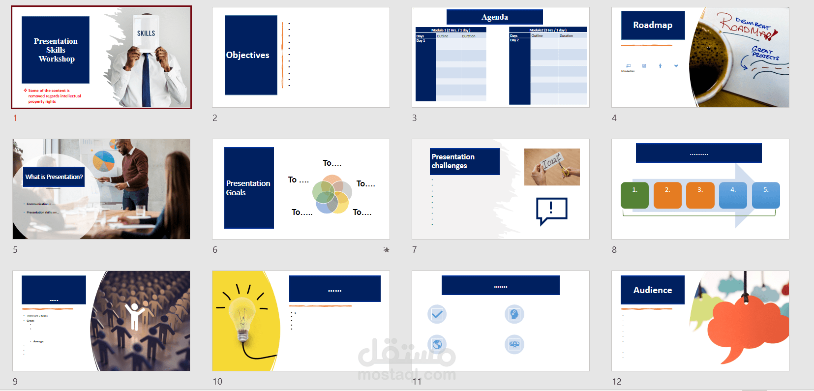 Presentation skills for pharmacies