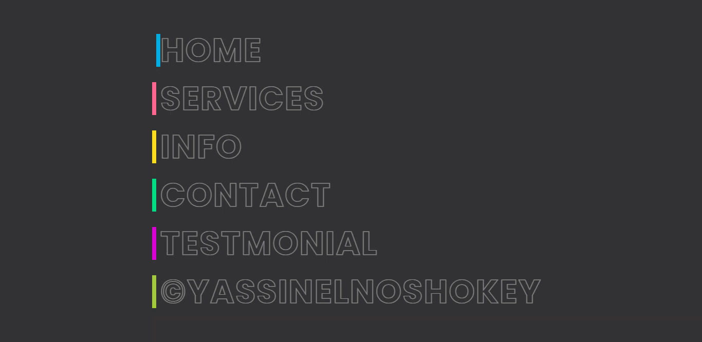 Amazing Text Hover (HTML & CS3)