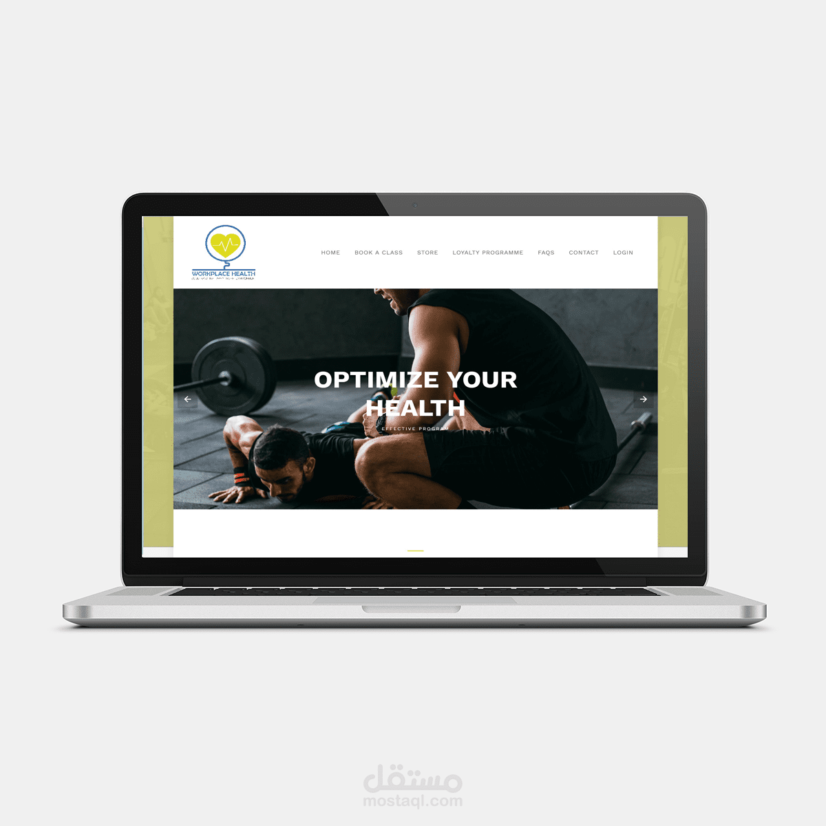 Fiteness website classes