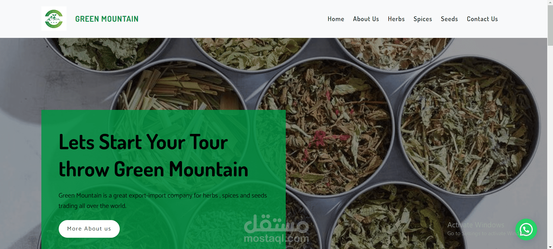 wordPress website
