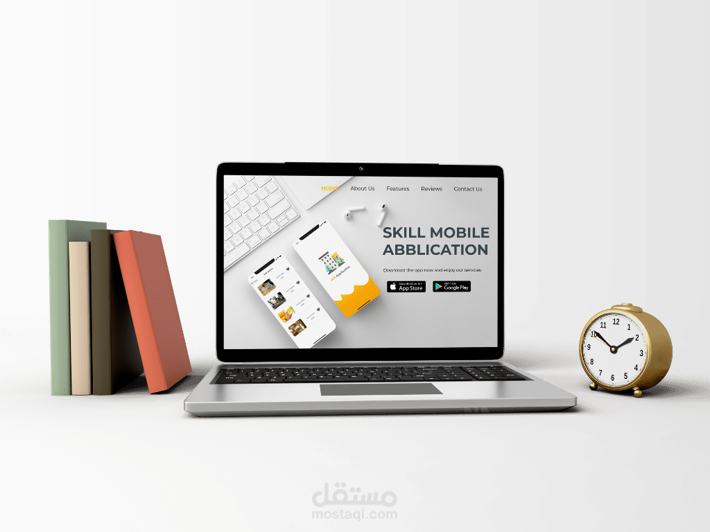 تطبيق يقدم خدمات بناء