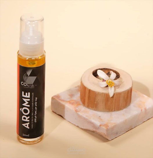 تصميم ملصق المنتج مع صورة