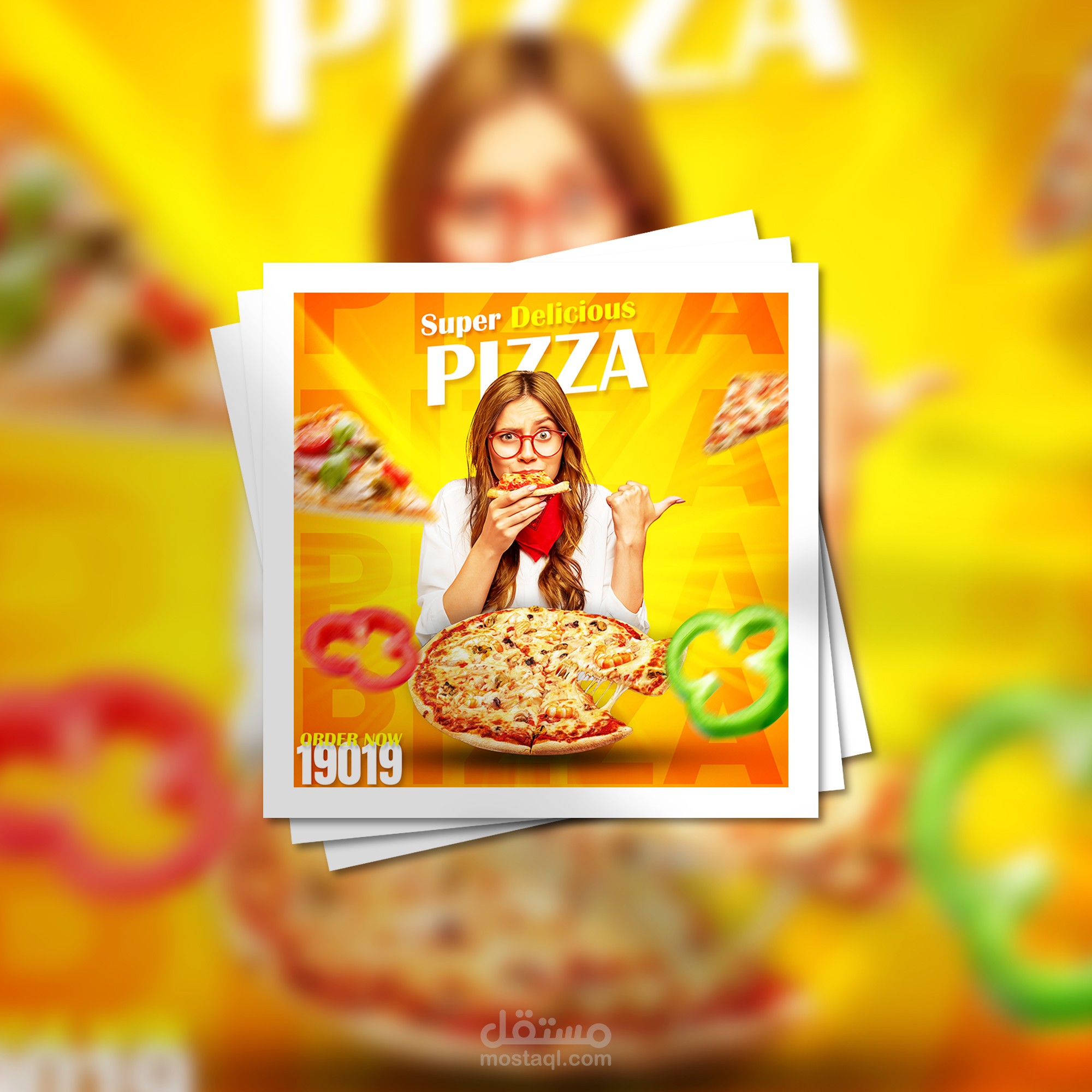 Pizza  Social Media Design
