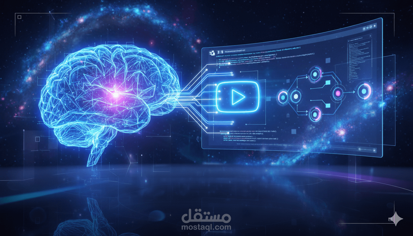 تلخيص اي فيديو يوتيوب بشكل موقع تفاعلي