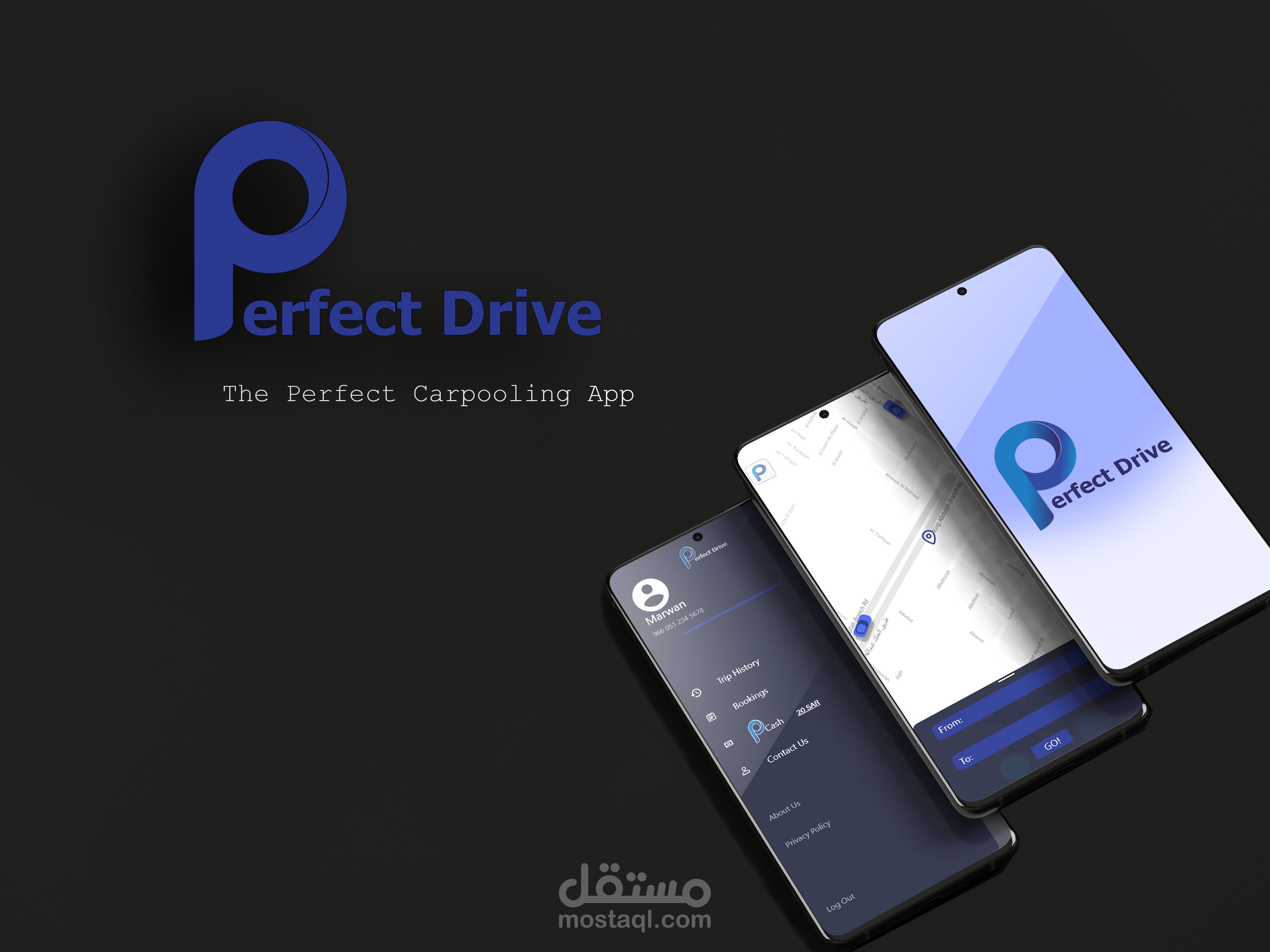 UI/UX Carpooling Mobile App