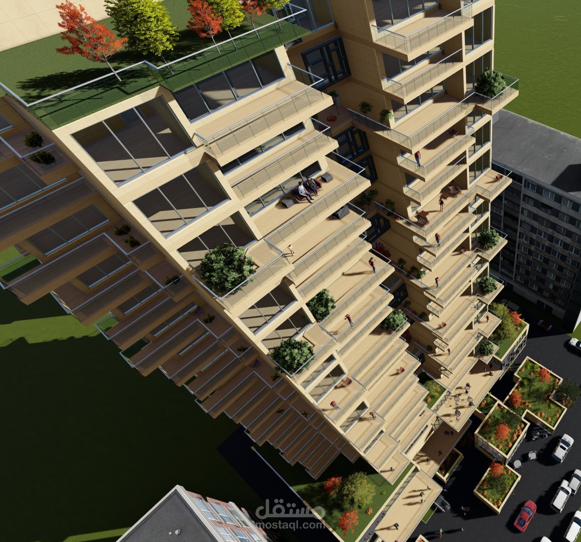 تصميم الشقة