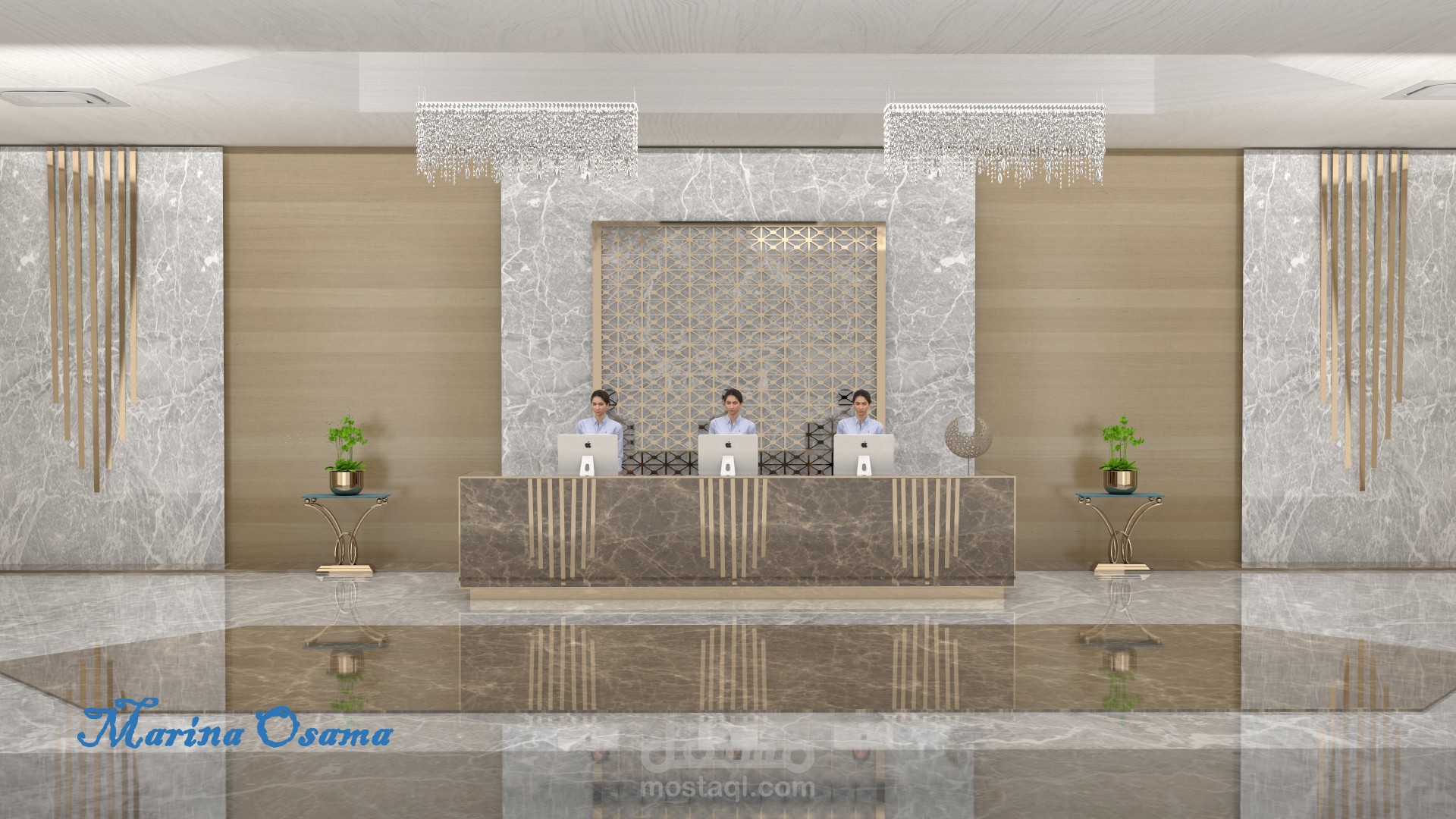 تصميم استقبال ملتقى ثقافى