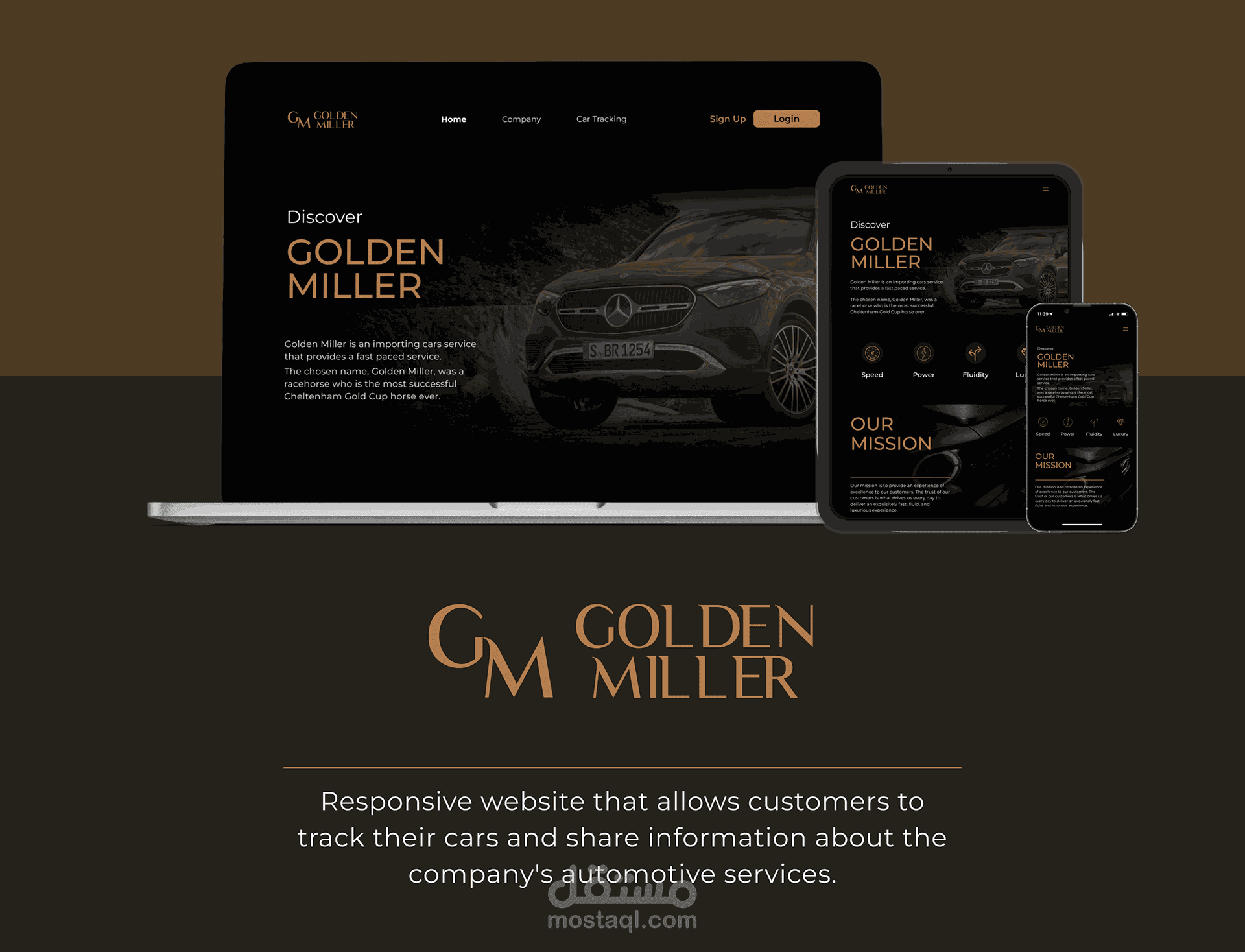 Golden Miller website
