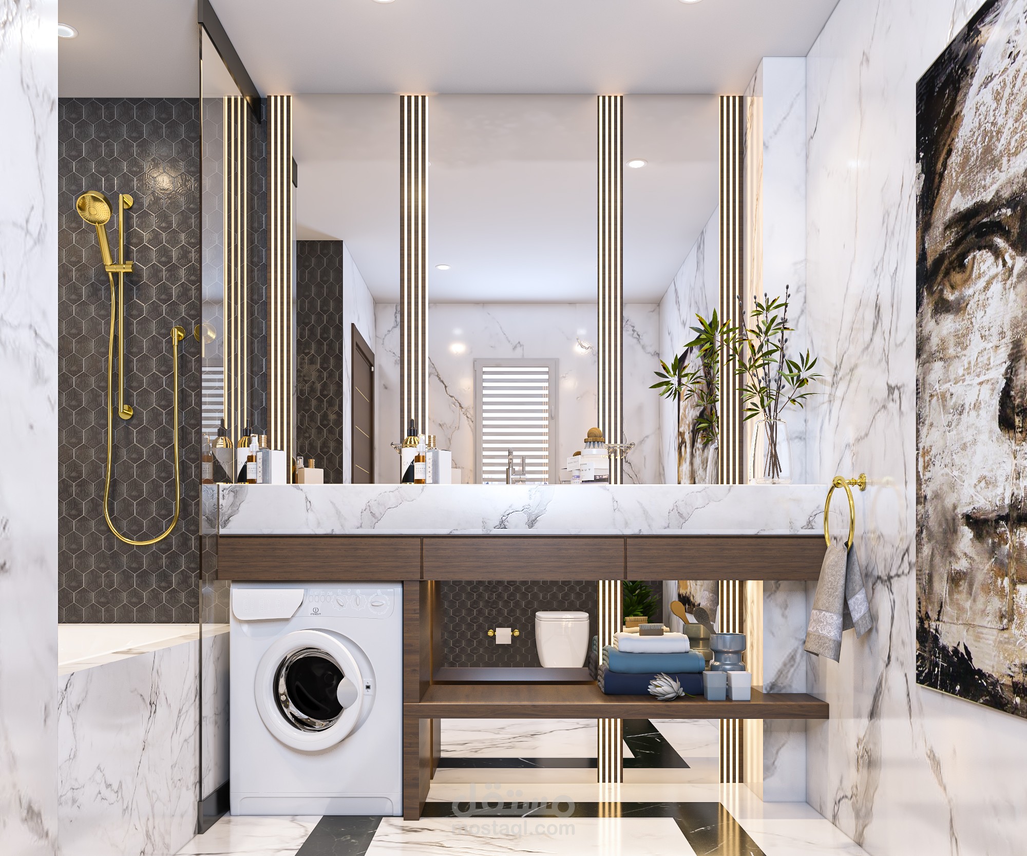 تصميم حمام