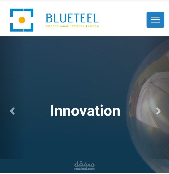 Blueteel Company Website