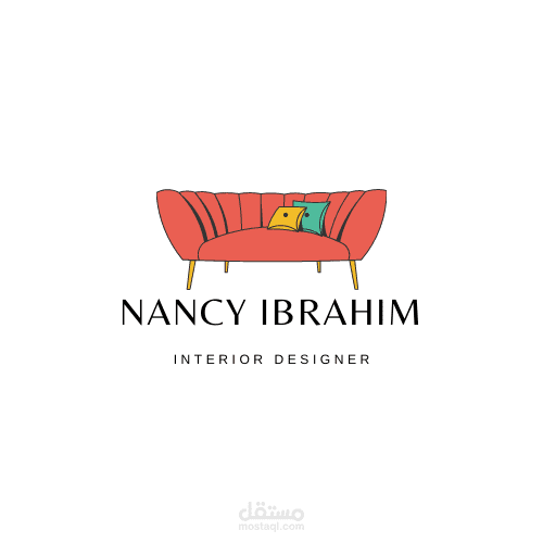 لوجو مصمم لشركة NANCY SABRY للتصاميم الداخلية