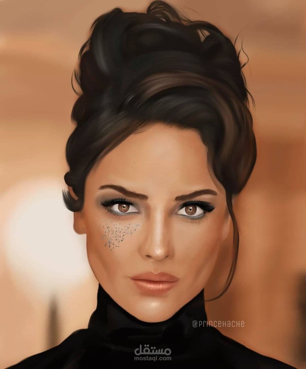 رسم بورتريه رقمي