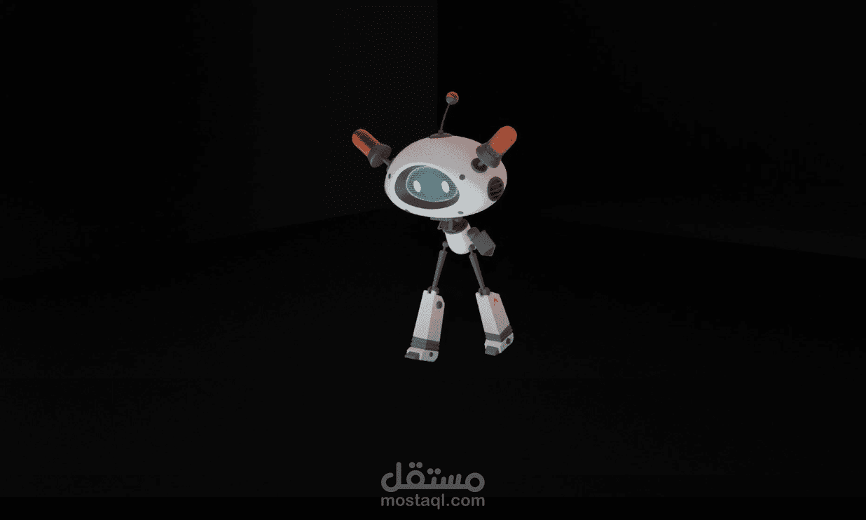أنميشن 3دي لروبوت
