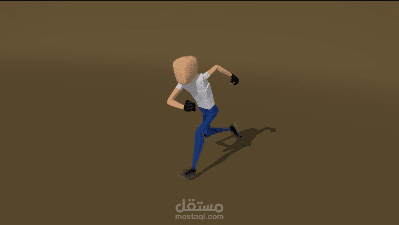 أنميشن 3دي حركة جري