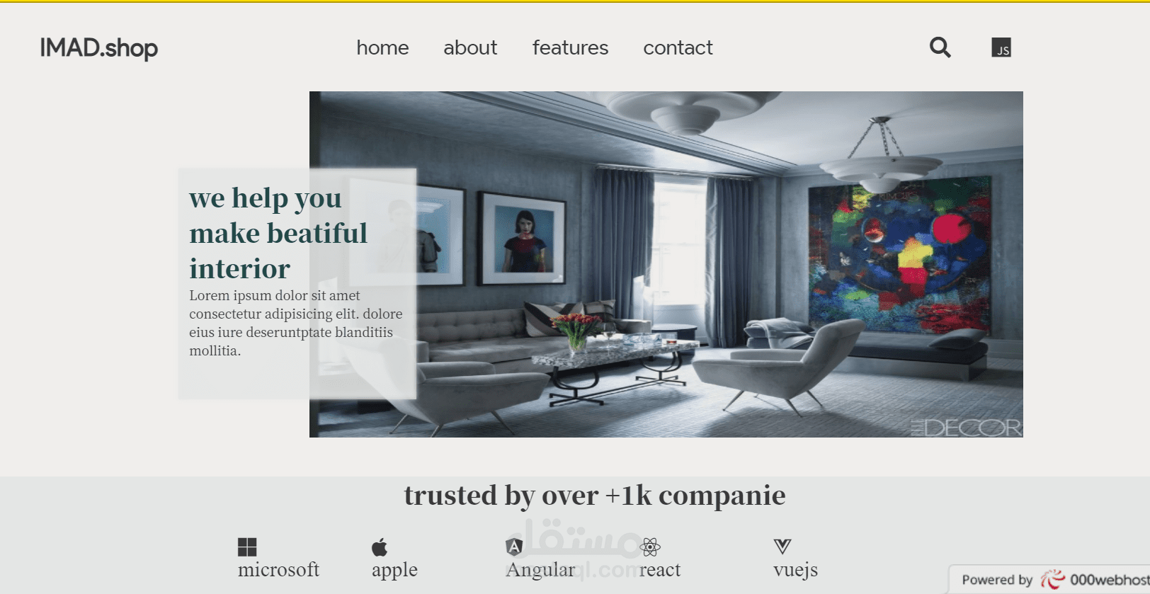 موقع متجاوب مع الحاسوب و الهاتف باستخدام  html css