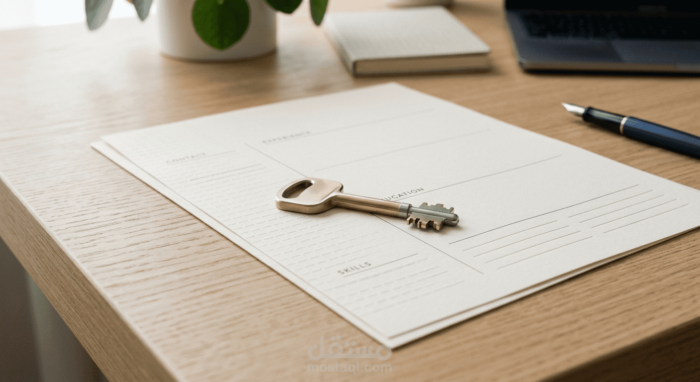 كتابة وتصميم سيرة ذاتية احترافية (CV) | Resume ATS متوافق مع أنظمة التوظيف
