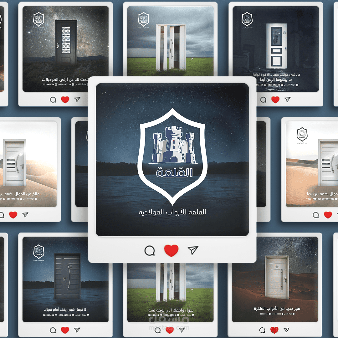 تصاميم سوشيال ميديا إحترافية أبواب