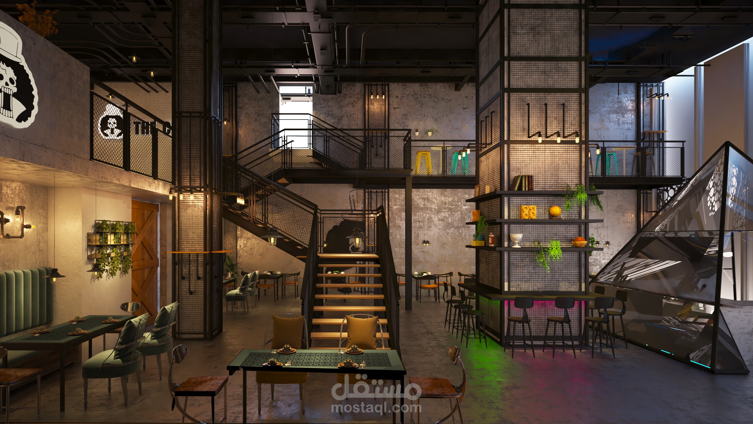 تصميم كافية