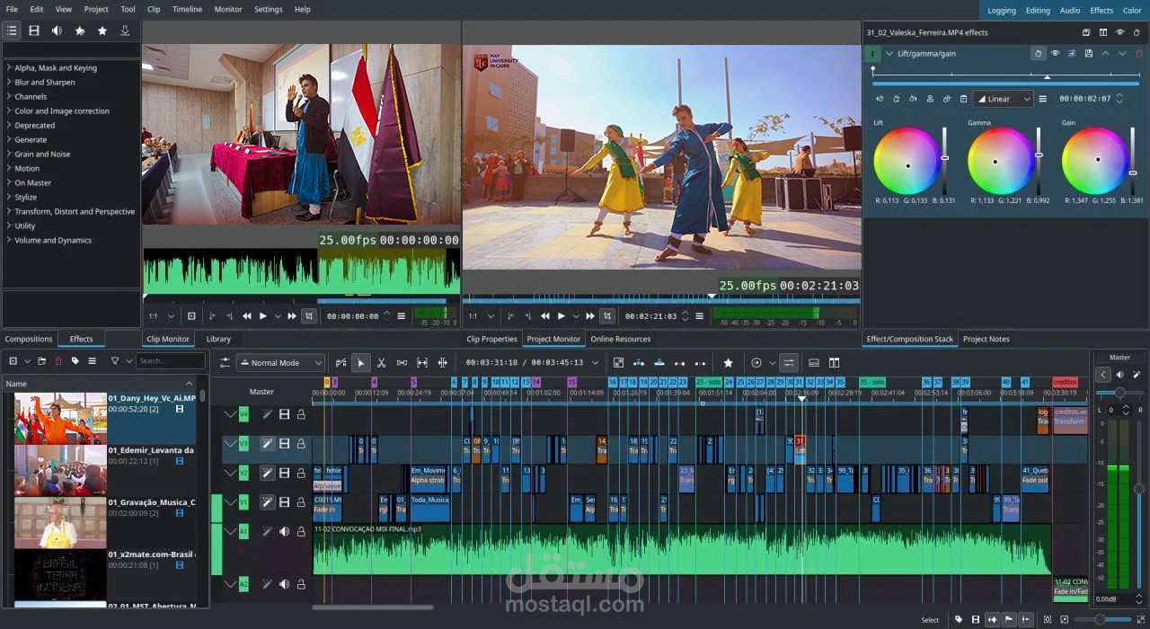 تصوير ومونتاج