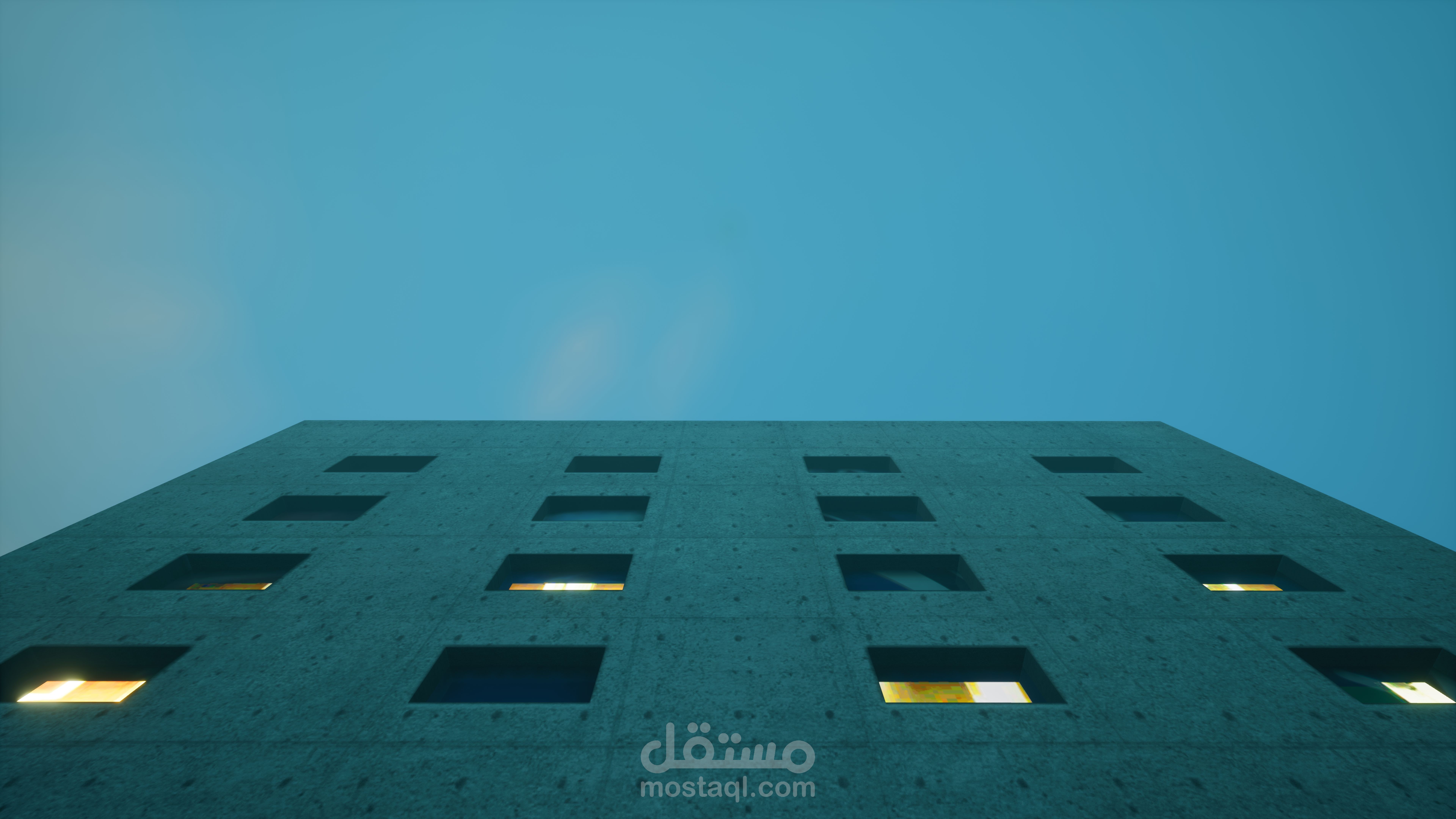 خلفية إشهارية لمشروع معماري