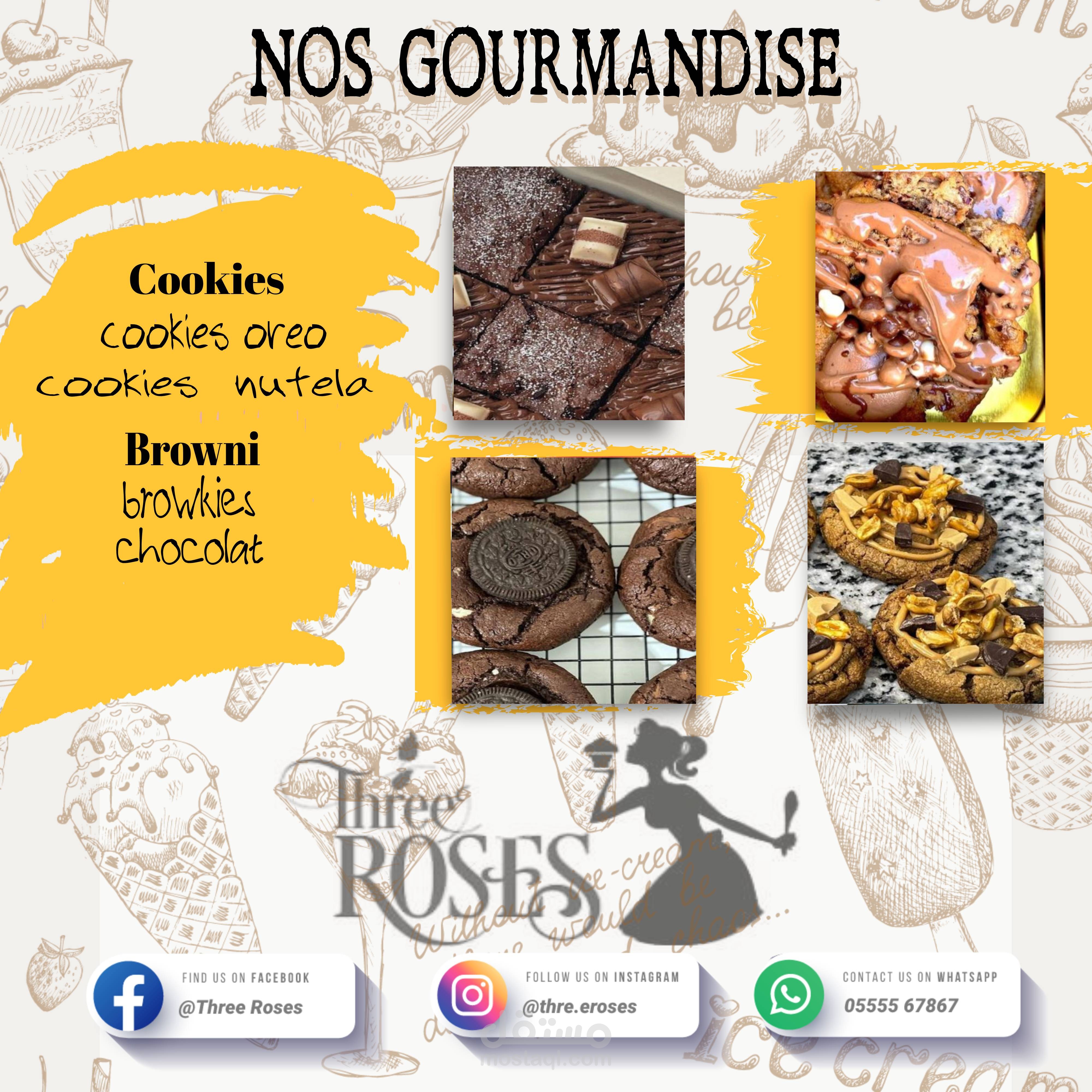 flyer لمحل حلويات
