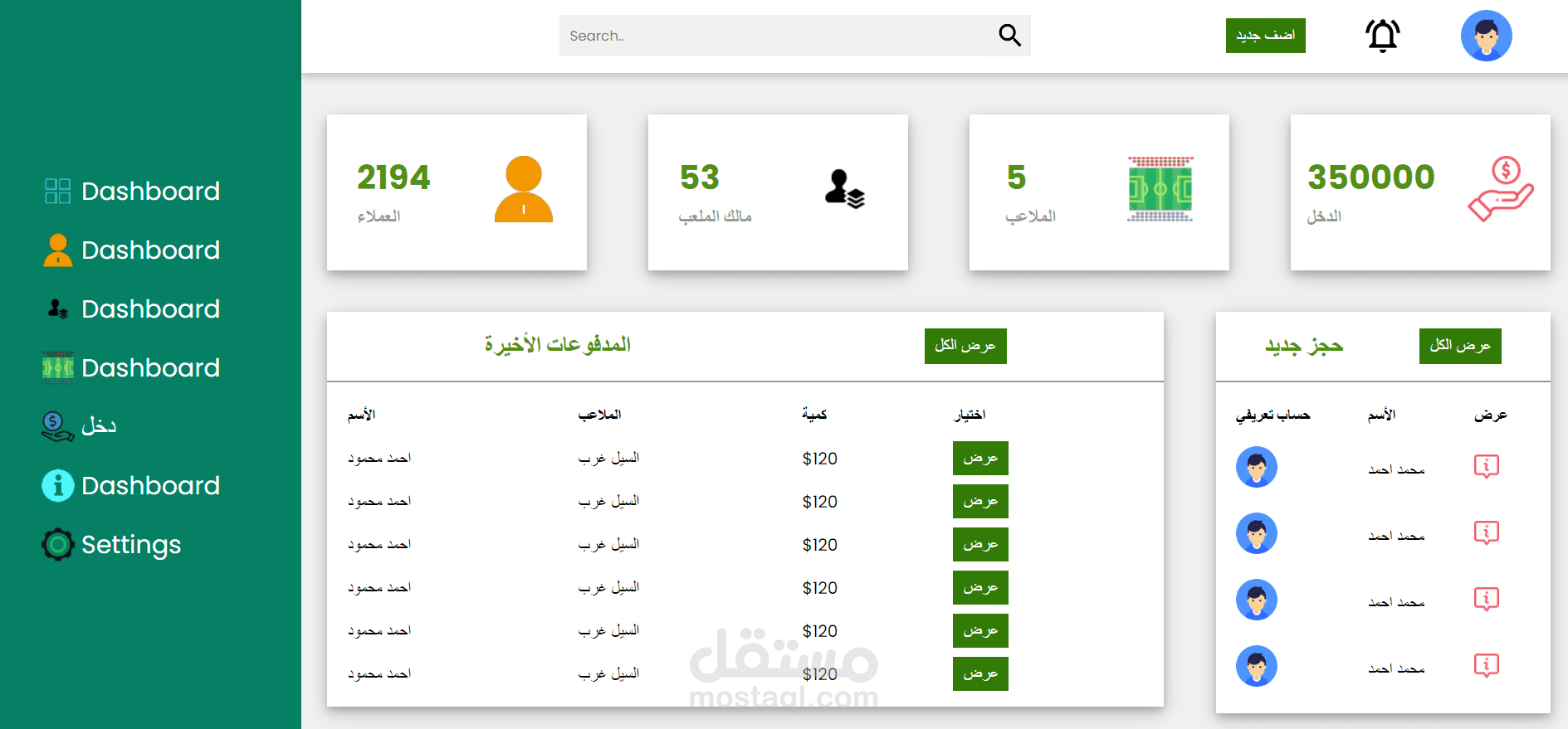 Dashboard