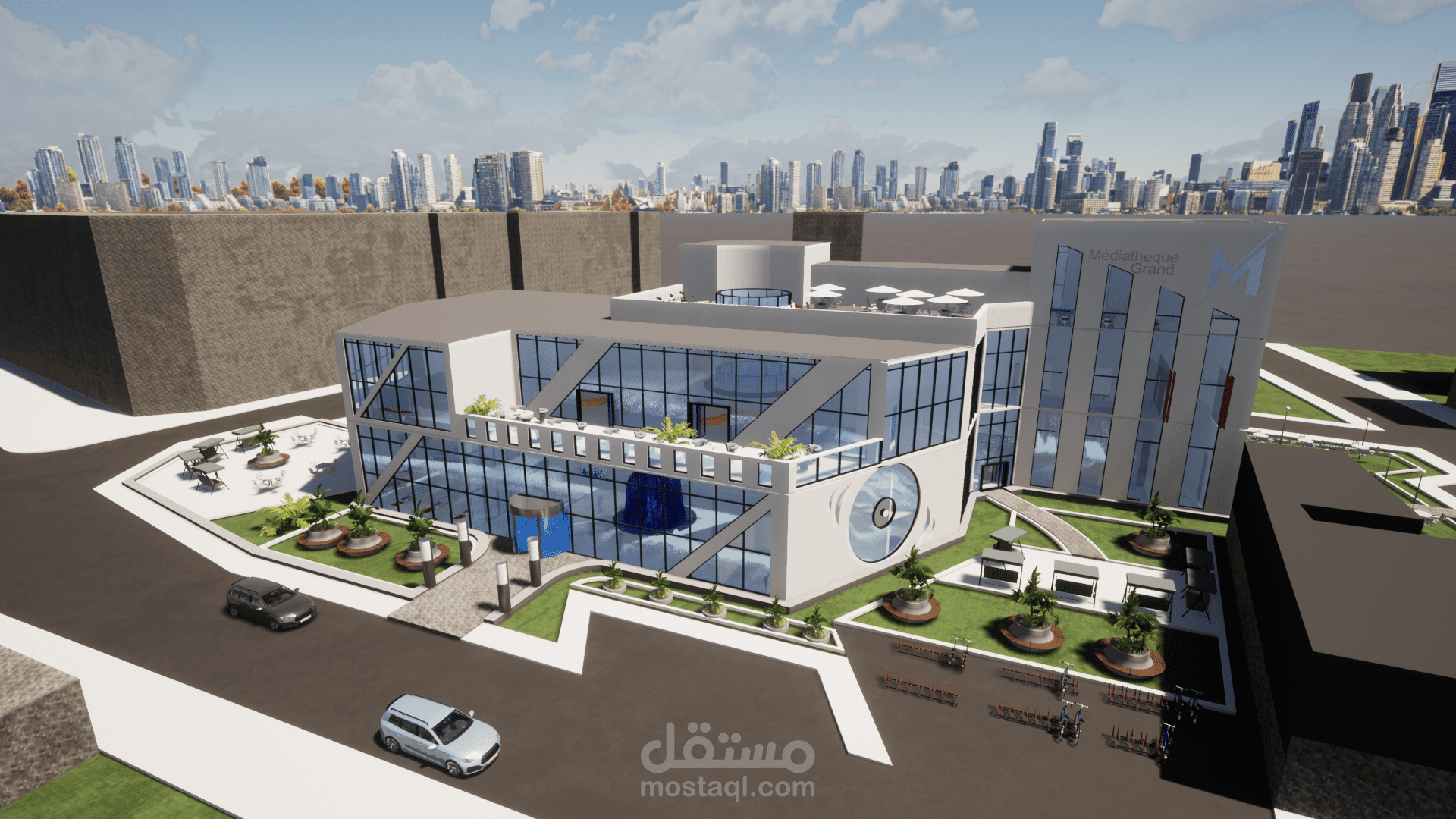 تصميم مكتبة الوسائط المتعددة