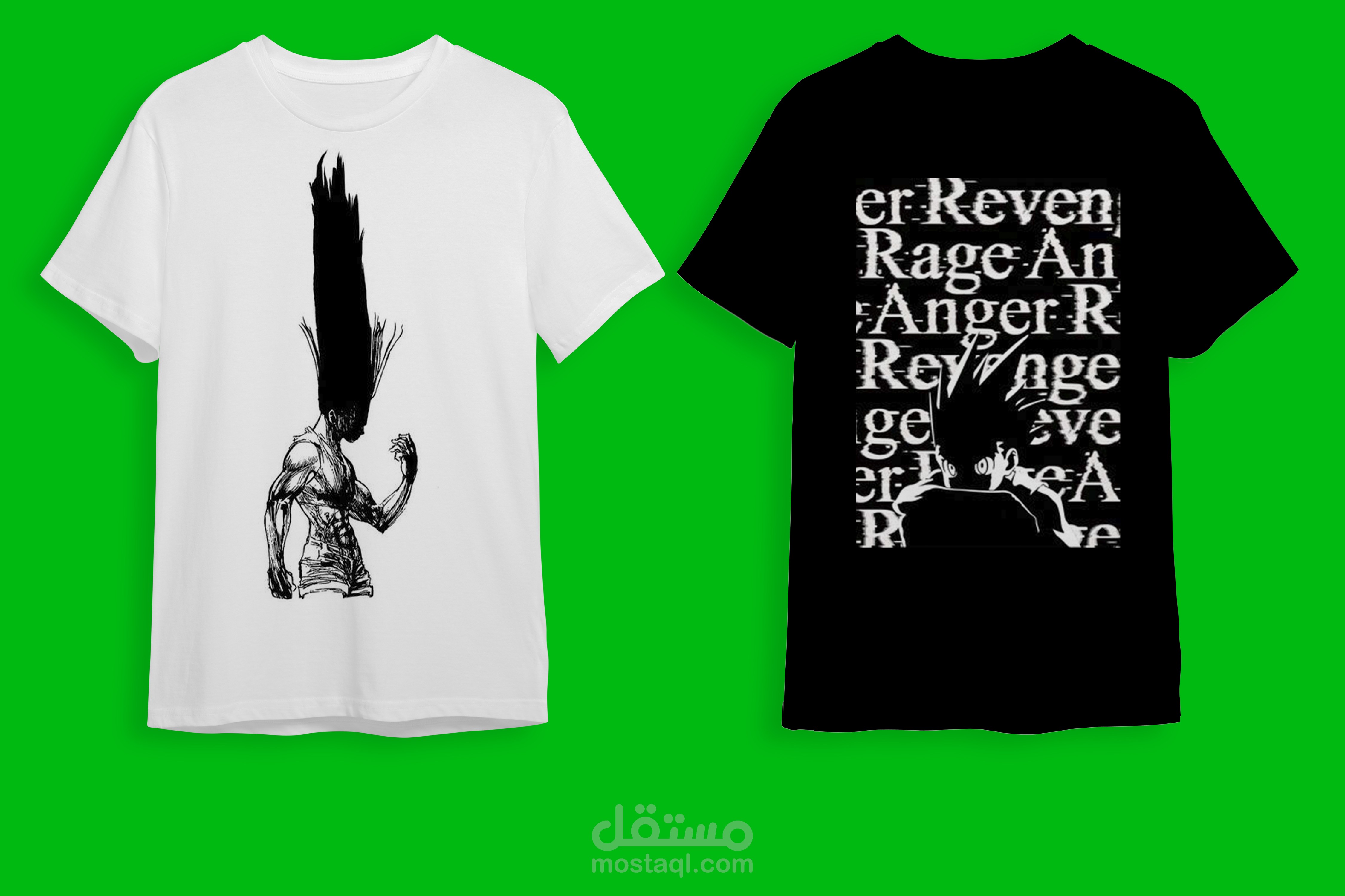 تصميم تي شيرت انمي غون من انمي هنتر اكس هنتر