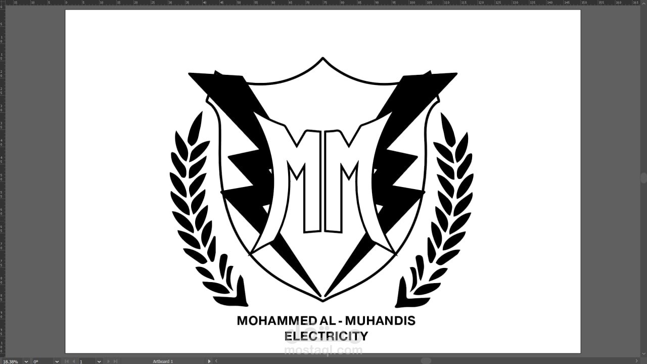 تصميم شعار كهرباء