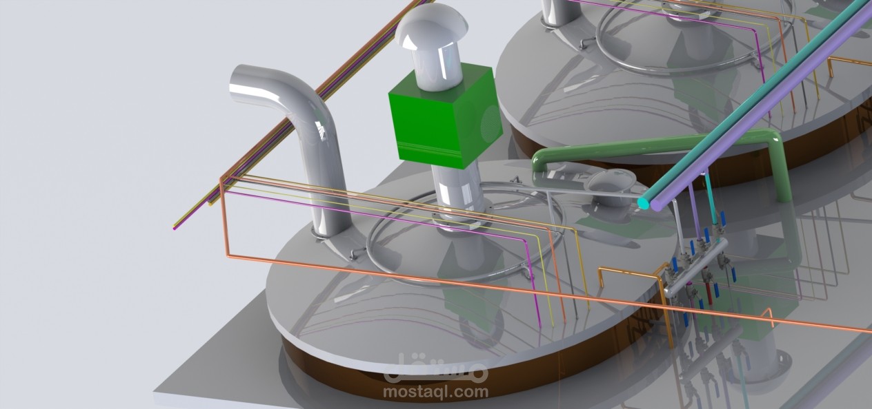 المساهمة في تصميم معمل خميرة خبز  Yeast Factory