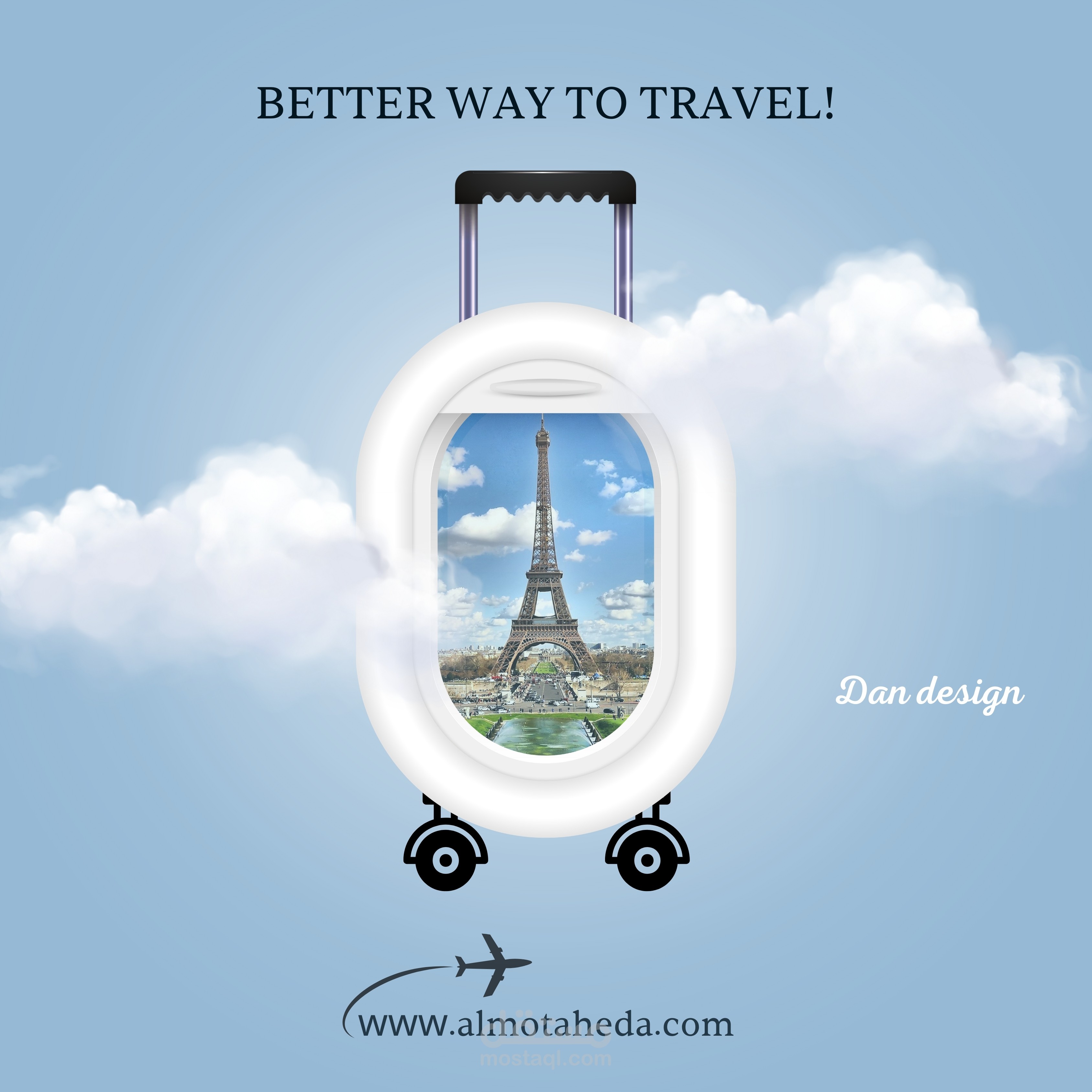 تصميم بوستات لشركة سياحة